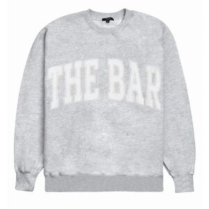 The Bar, Varsity Sweatshirt, Light Heather Grey